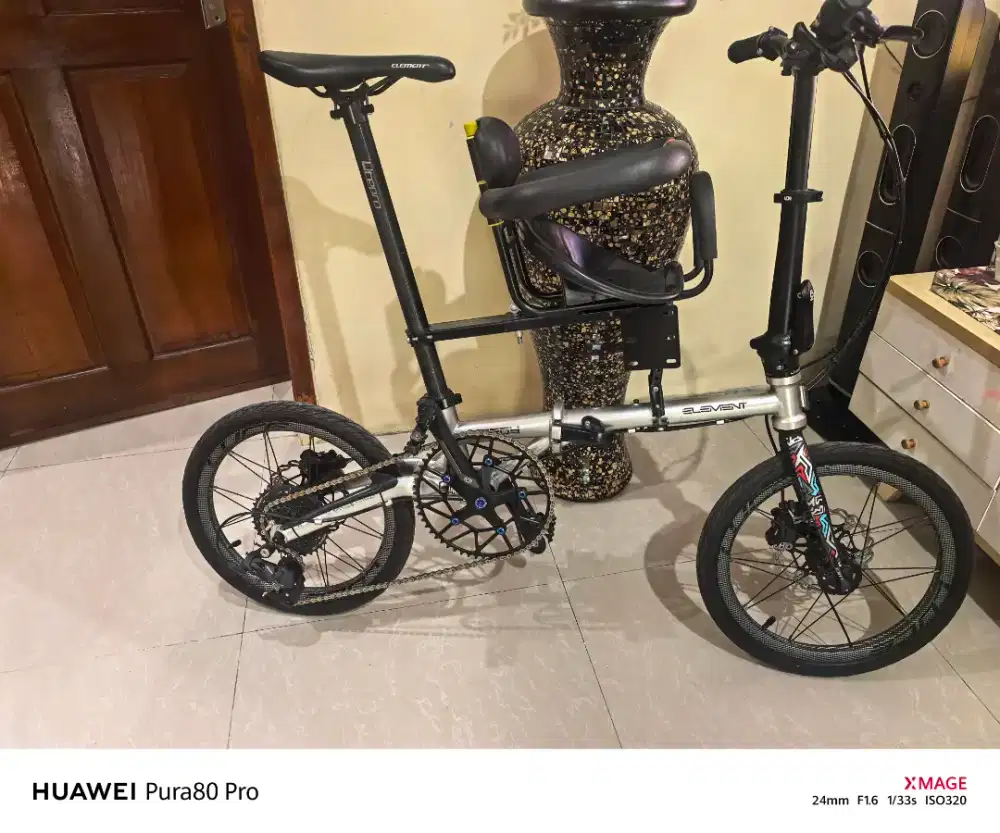 Sepeda Lipat Element Troy Full Modif