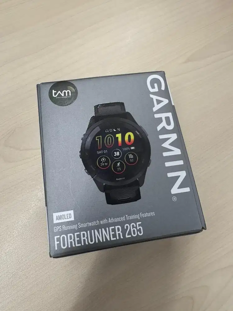 Garmin Forerunner 265 AMOLED – Baru, Full Box