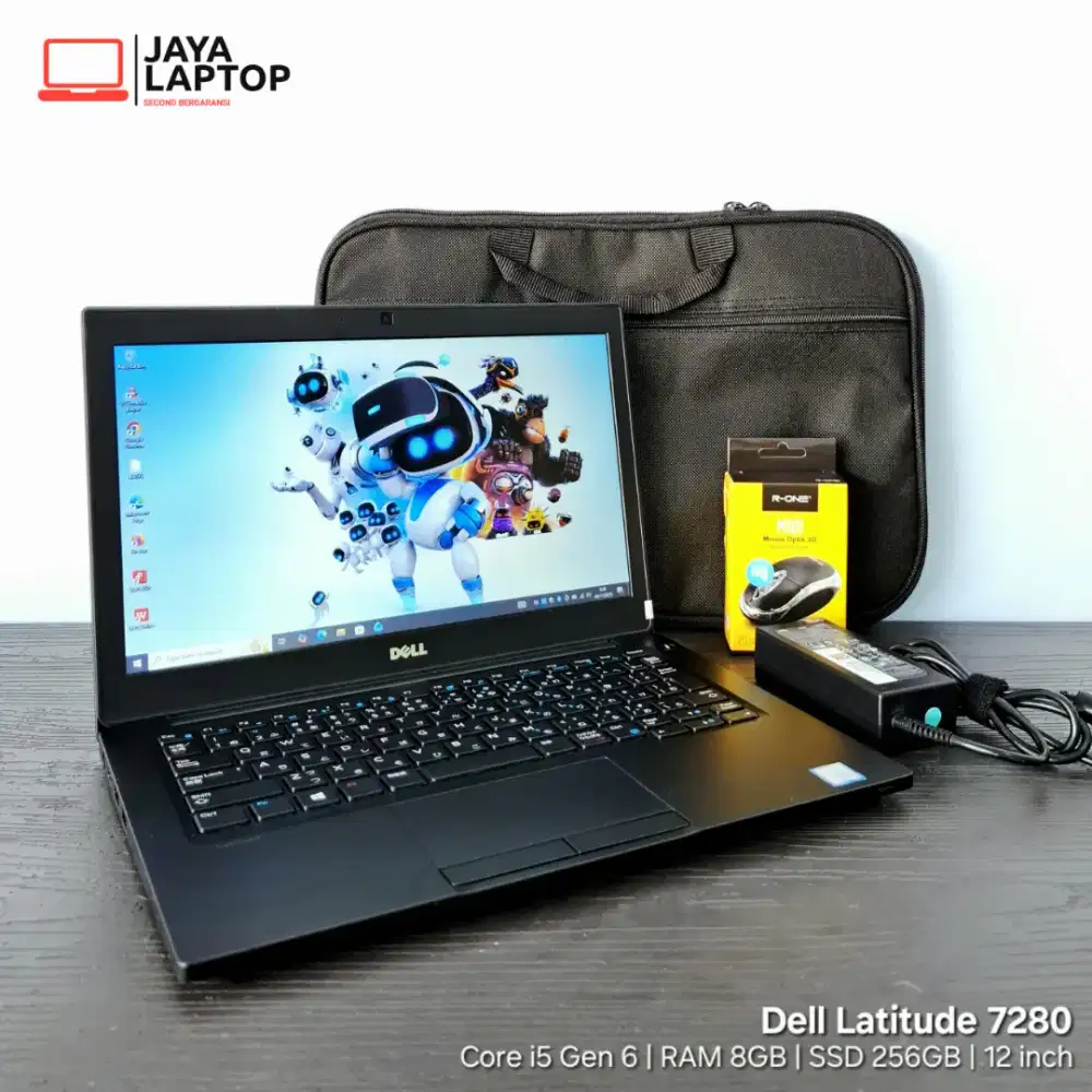 Dell Latitude 7280 Core i5 RAM 8GB SSD 256GB Slim Laptop Second Bekas