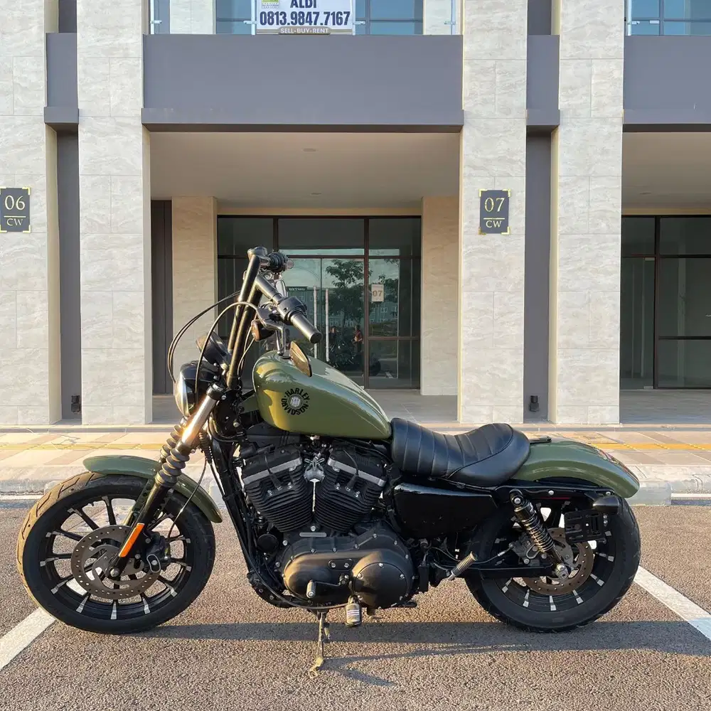 Harley Davidson Sposter Iron 883 Tahun 2021 Vin Tembus 2021 full modif