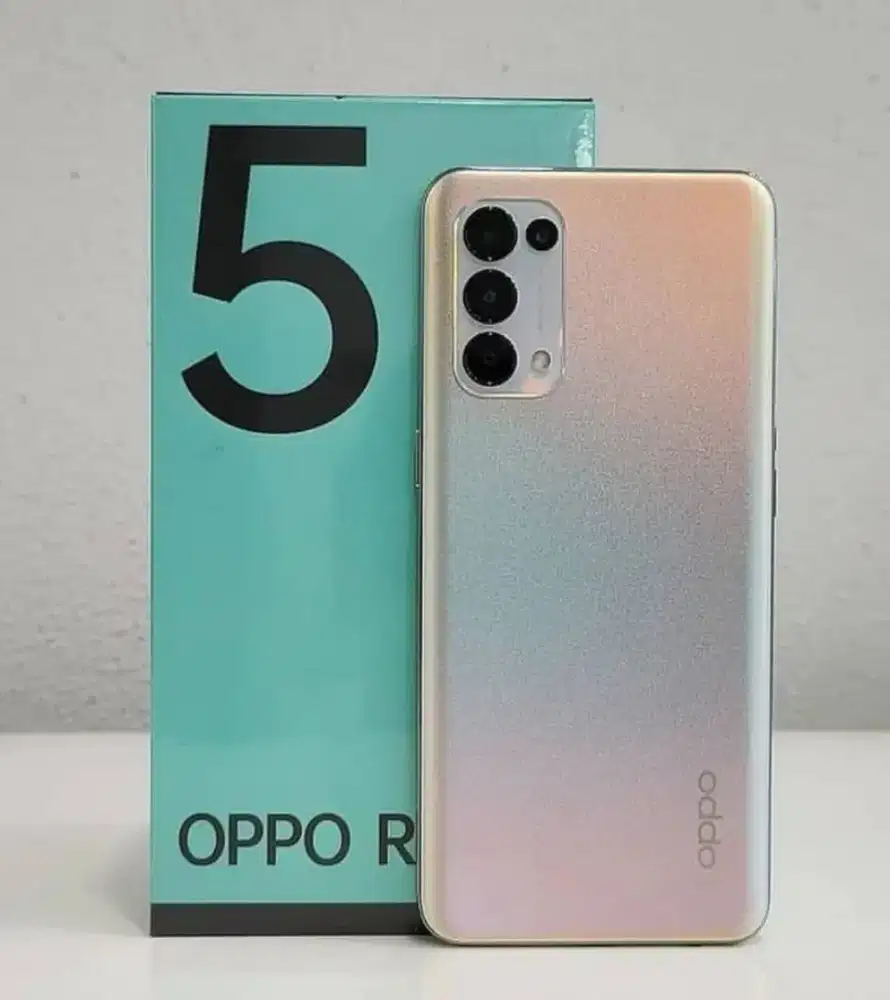Murah hp Oppo Reno 5 8/128 lkp, BS TT