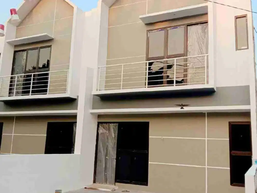 Rumah 2 lantai , free biaya all in,  10 menit tol Jatikarya dan LRT Cibubur