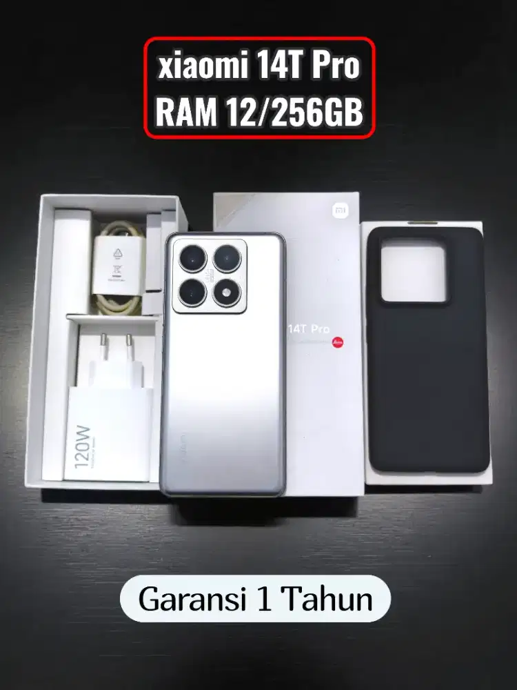 xiaomi 14T Pro RAM 12/256GB Garansi 1 Tahun