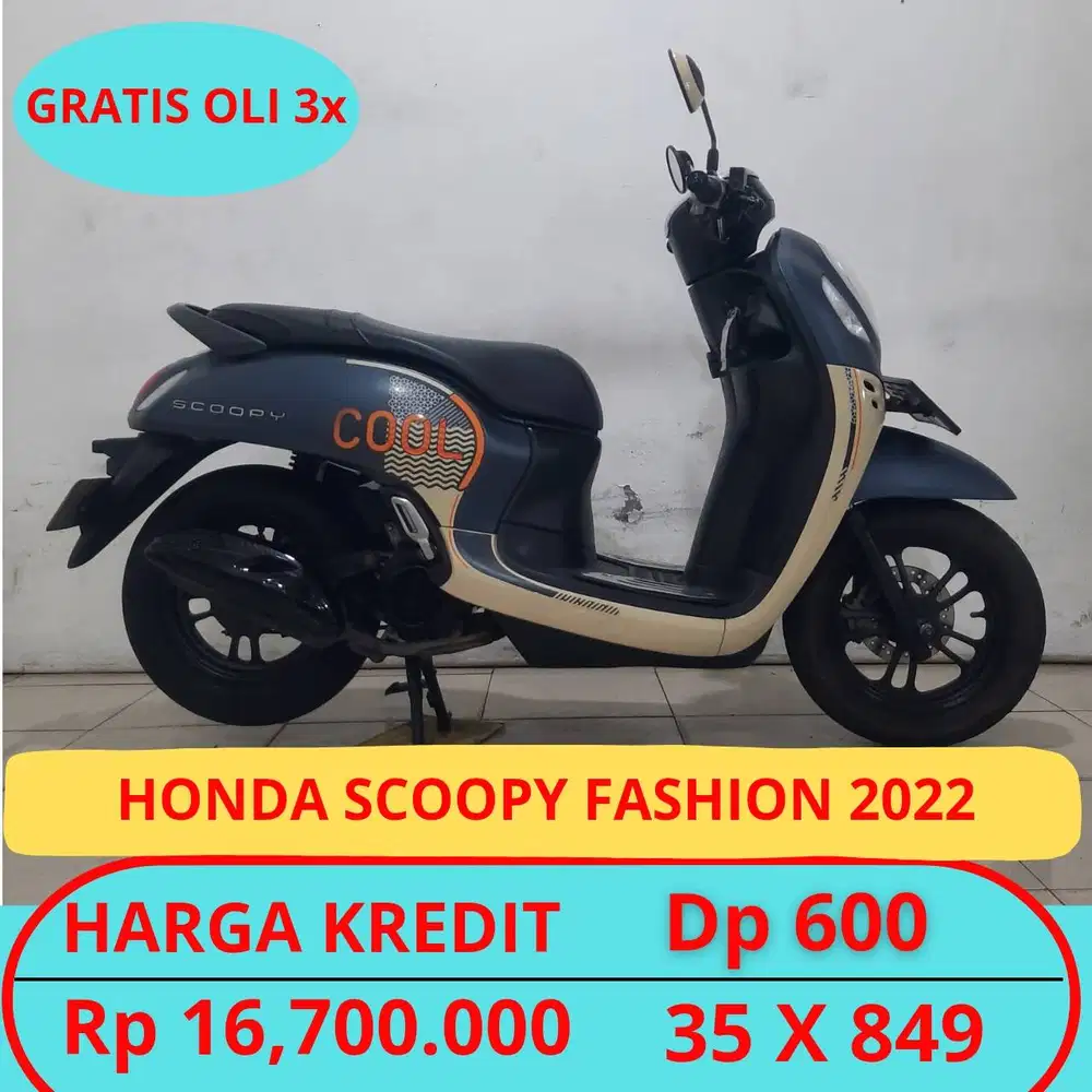 Honda Scoopy Fashion 2022 Dp Murah Hanya 600 Ribu