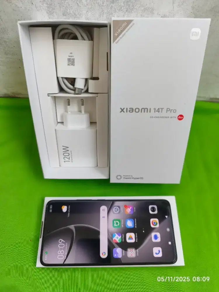 Xiaomi 14T Pro 12/256 Fullset ori segel mulus garansi On