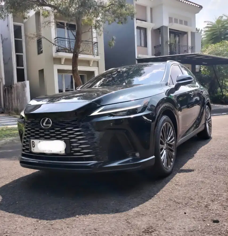 Lexus rx350 black hitam 2023 hybrid