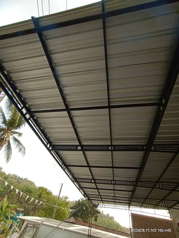 Kanopi holo minimalis di kabupaten kebumen