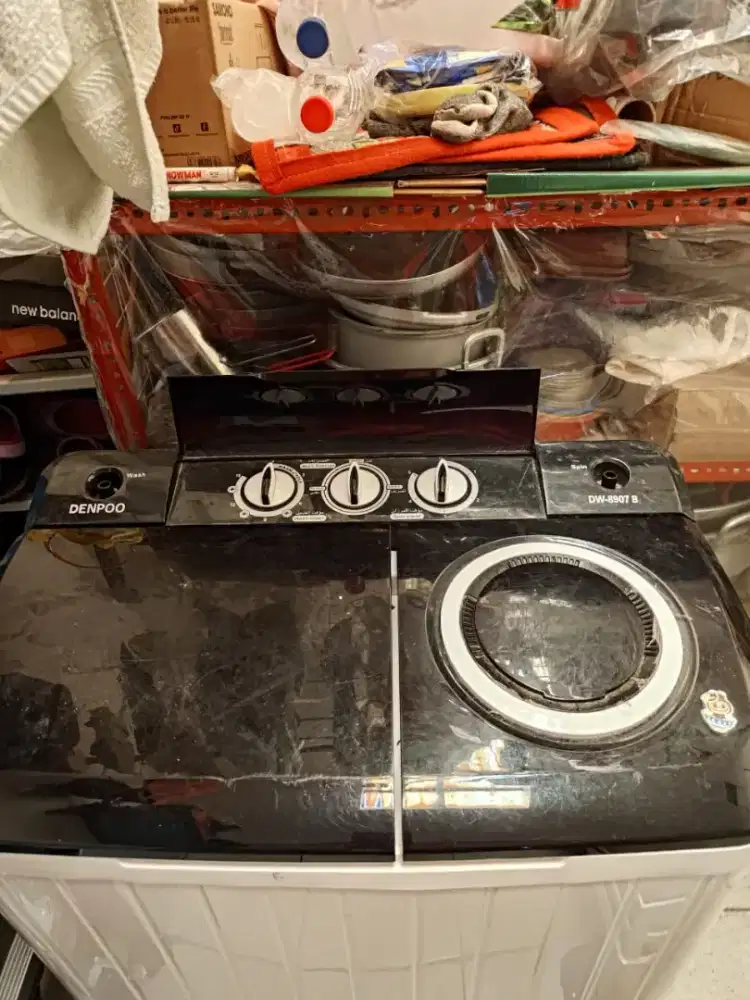 Mesin cuci denpoo 2 tabung 8kg