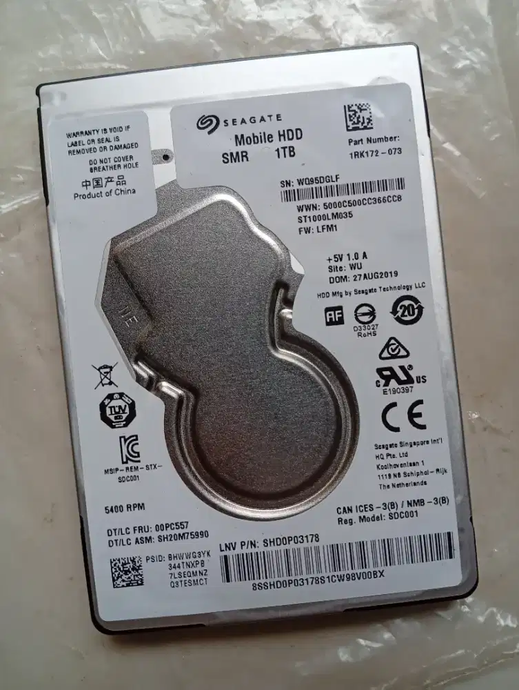 Hardisk SEAGATE SMR 1 TB