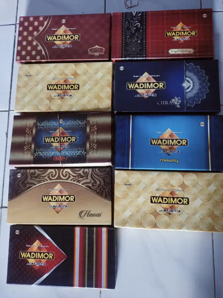 Sarung wadimor masih baru. 50k/pcs.