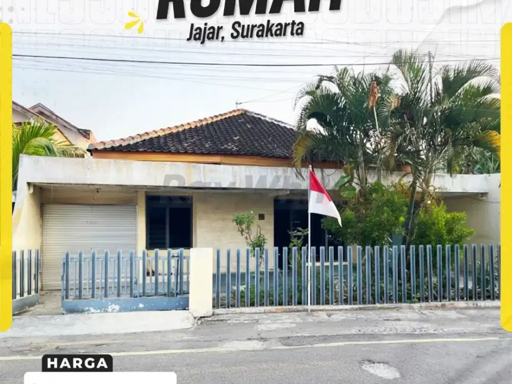 Rumah Dijual di Jajar Laweyan Surakarta, Lokasi Strategis