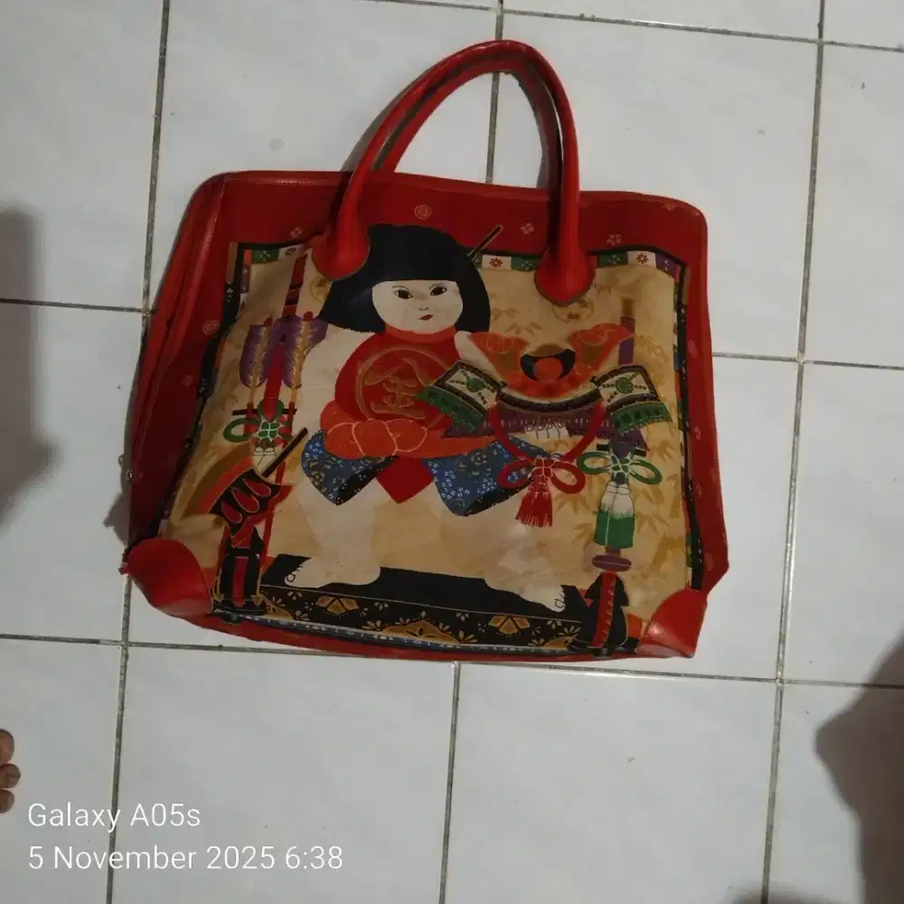 Tas belanja motif jepang