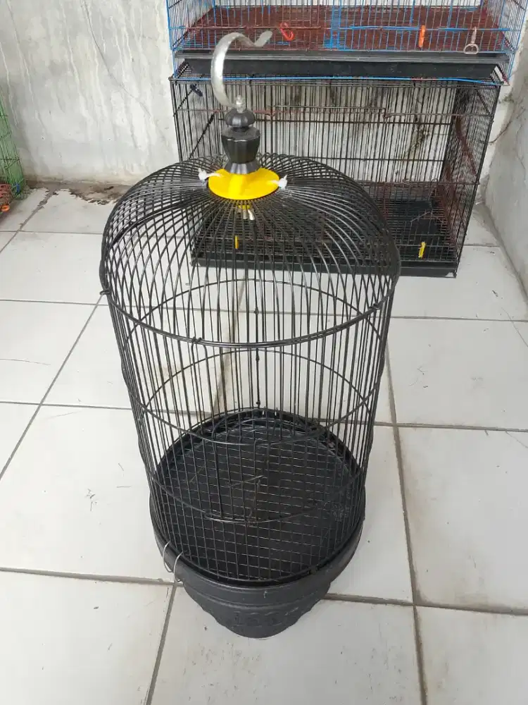 Kandang besi kapsul burung