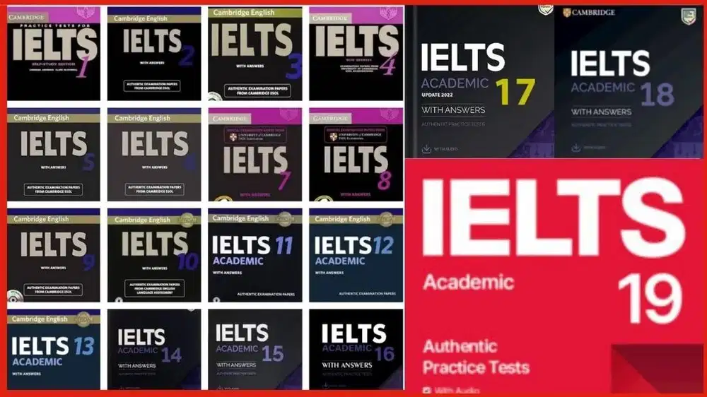 Buku Cambridge IELTS 1 sampai 19