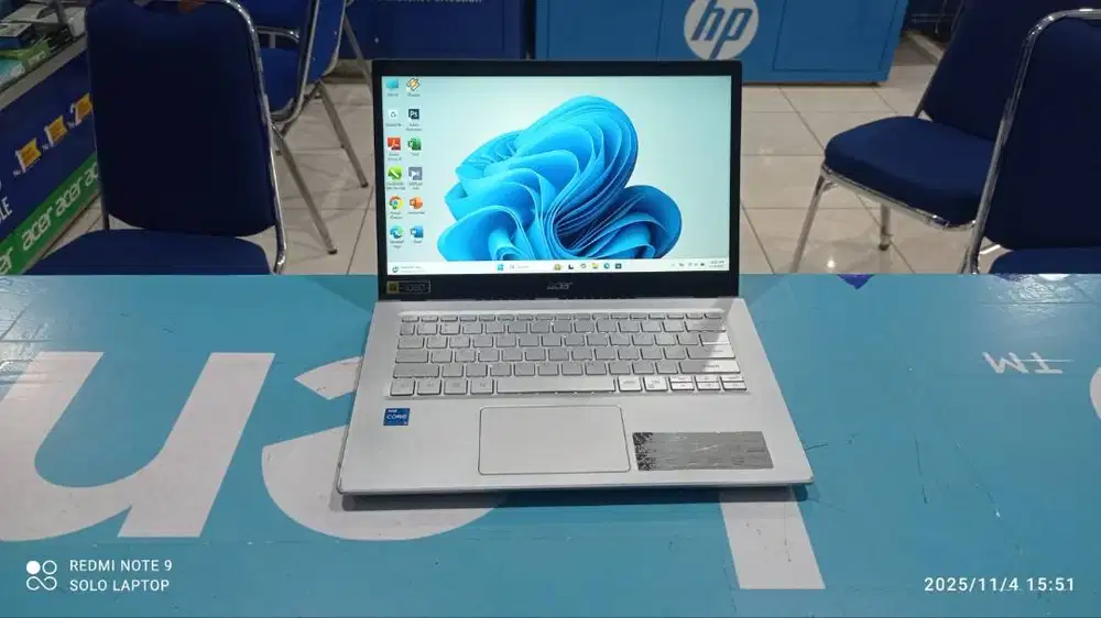 ACER A514-54 SERI BARU MULUS CORE i5 GEN 11 RAM 8GB VGA INTEL IRIS XE