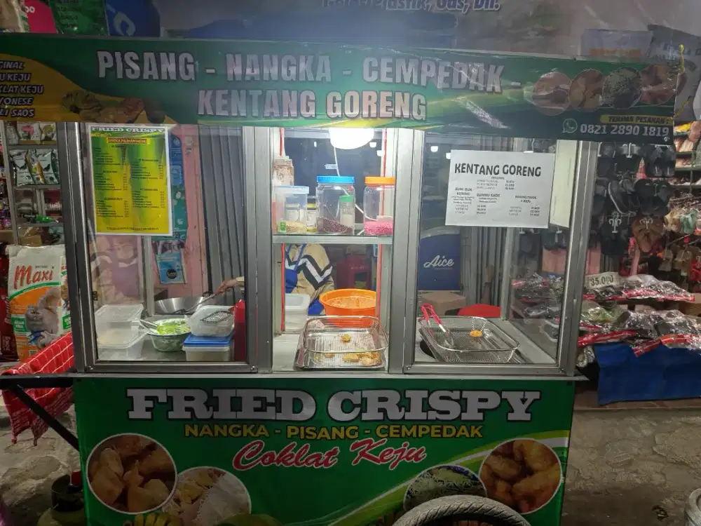 Jual Gerobak Gorengan/Bakso Bekas