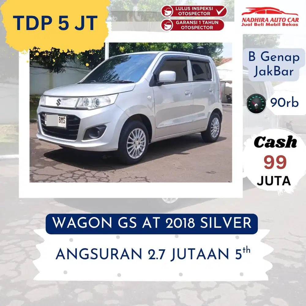 Promo TDP 5 Juta Wagon GS AT 2018 Silver