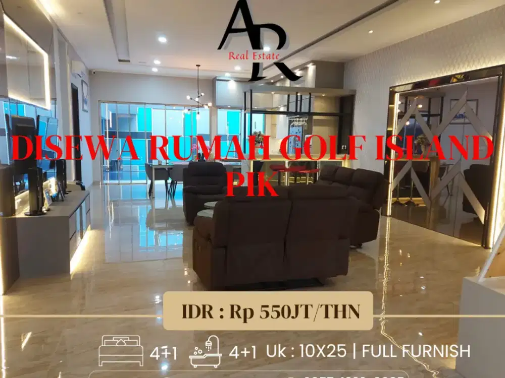 Di Sewakan Rumah Golf Island furnish