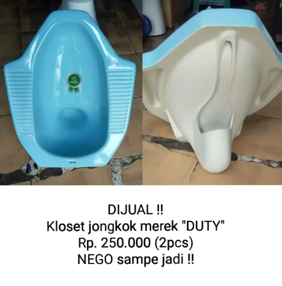 Kloset jongkok merek DUTY