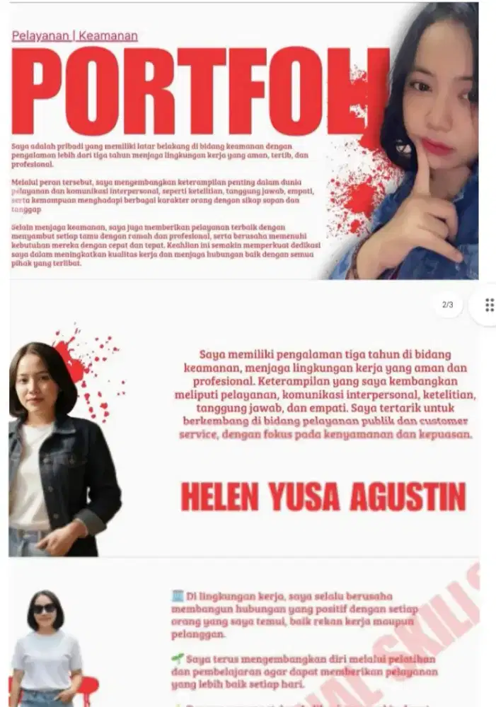 I am looking for a job.