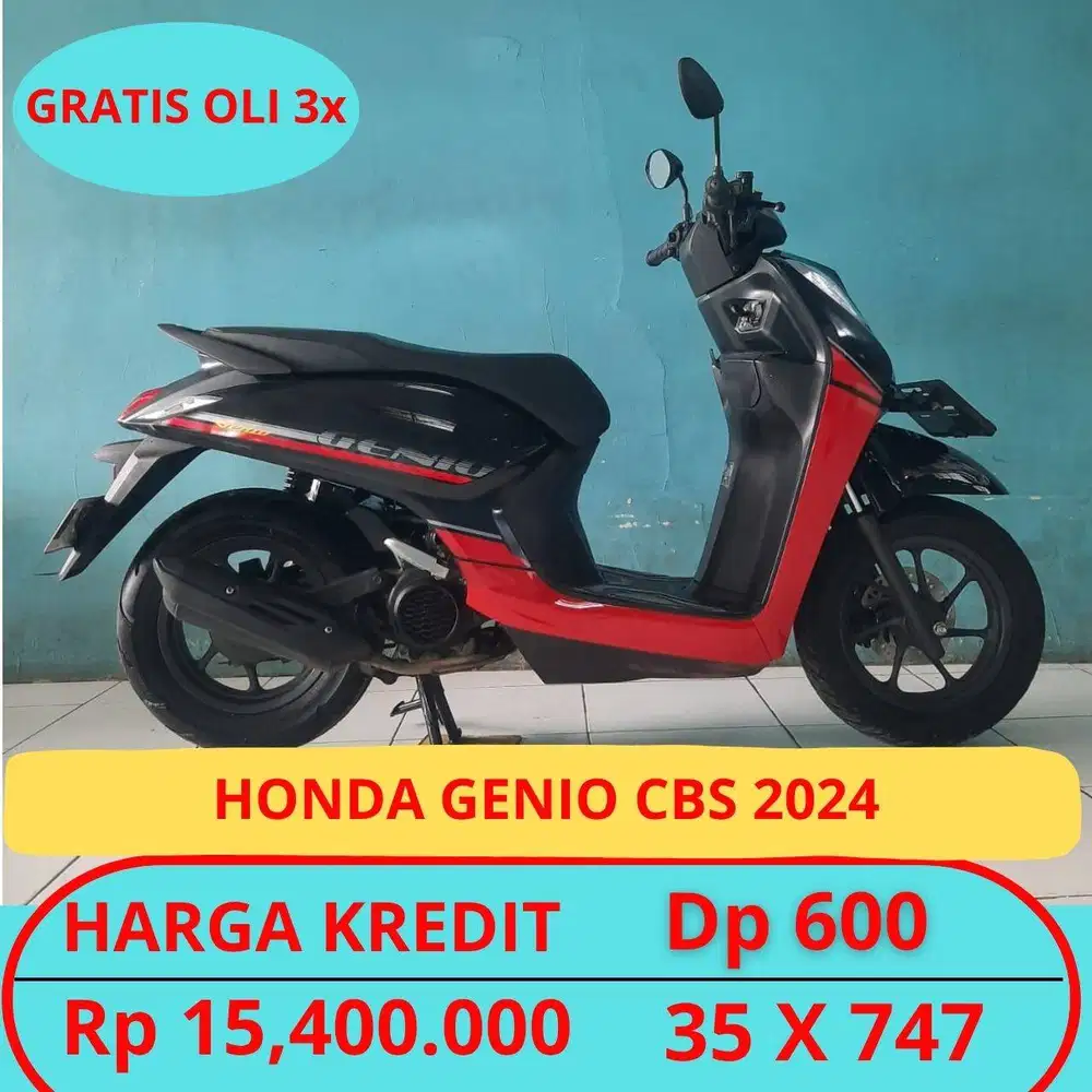 Honda Genio Cbs 2024 Dp Murah Hanya 600 Ribu