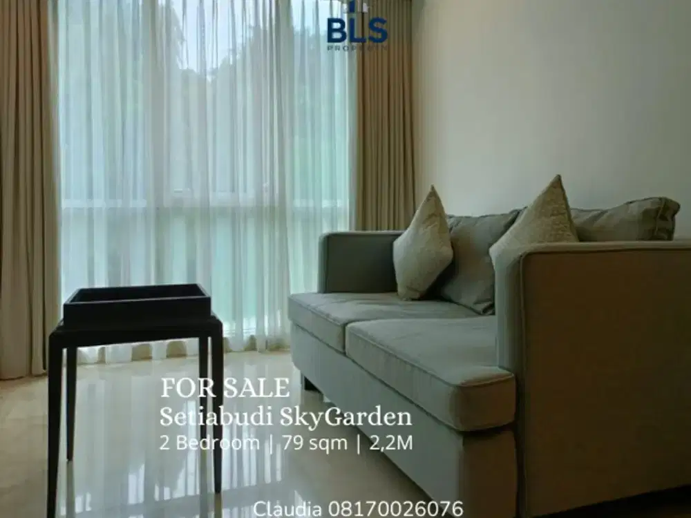 FOR SALE Apartment Setiabudi SkyGarden 2Bedroom