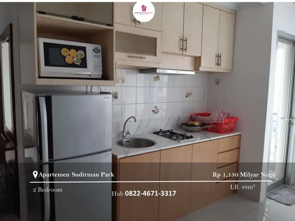 Dijual Apartement Sudirman Park 2BR Full Furnished Tower B