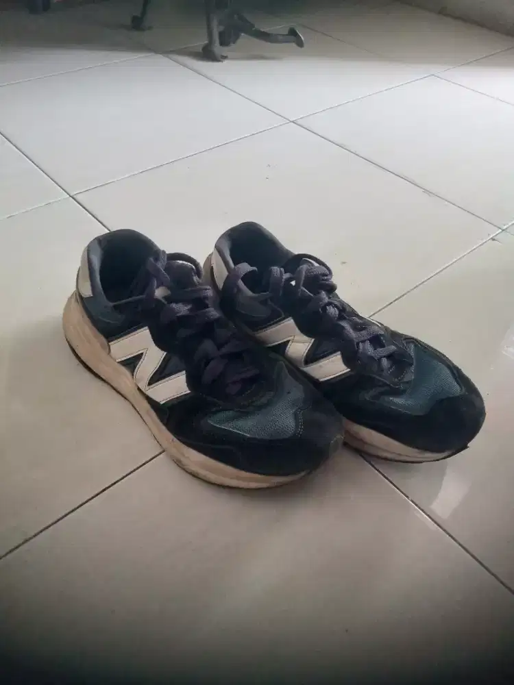 Sepatu new balance 5740 black grey men original limited