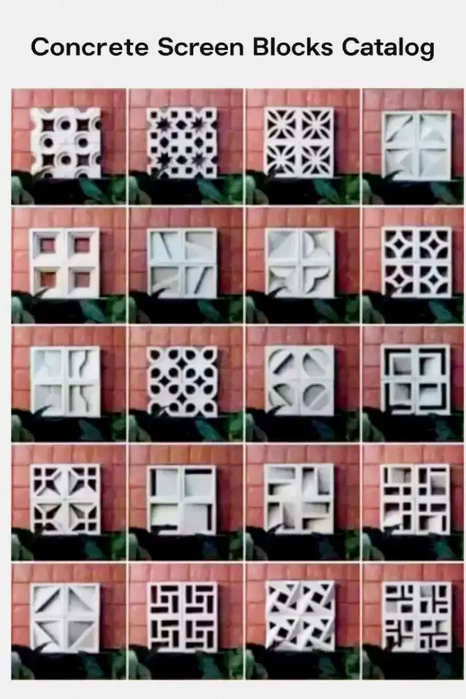 Jual roster beton minimalis 20x20cm