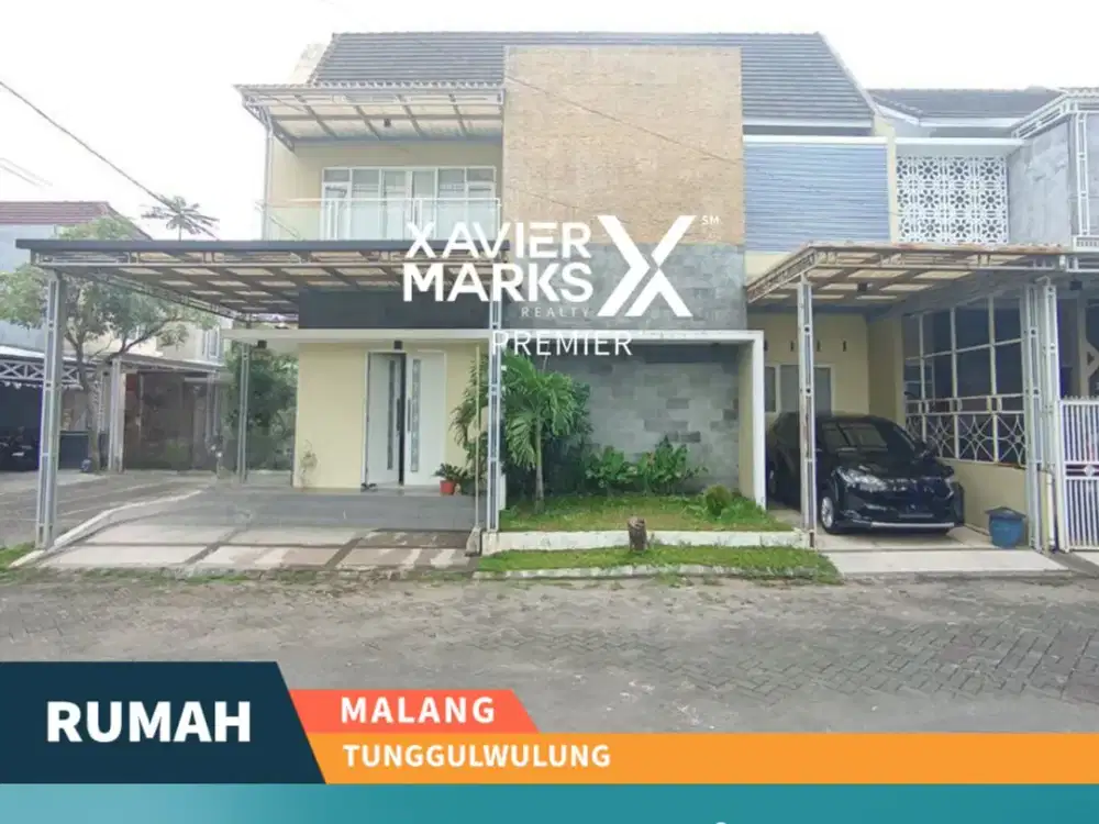 Dijual Rumah Full Furnish Posisi Hook di Tunggulwulung Malang
