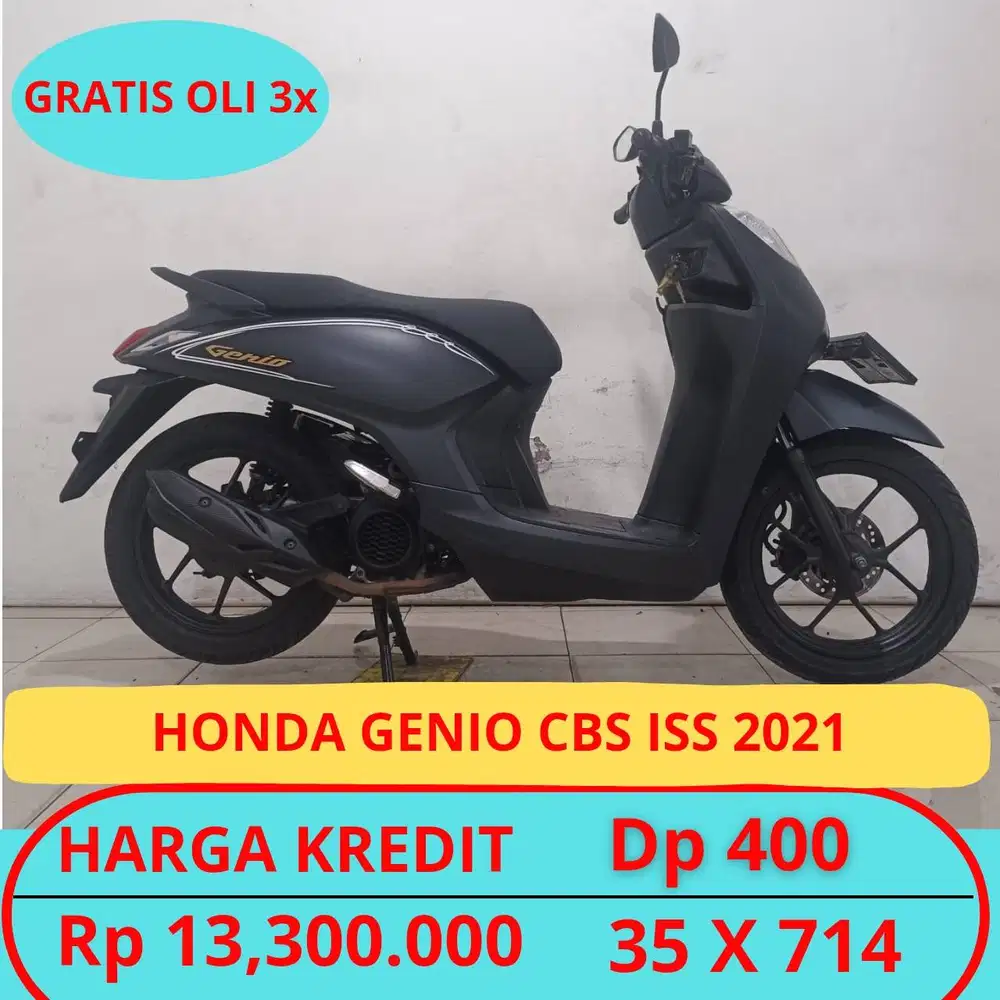 Honda Genio Cbs Iss 2021 Dp Murah Hanya 400 Ribu