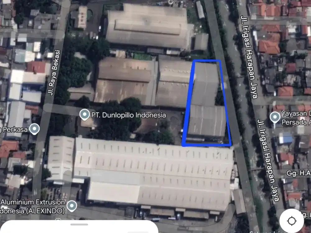 Disewakan gudang luas dan siap pakai di lokasi strategis — Jl. Raya Bekasi Km.28, Harapan Jaya, Bekasi Utara.