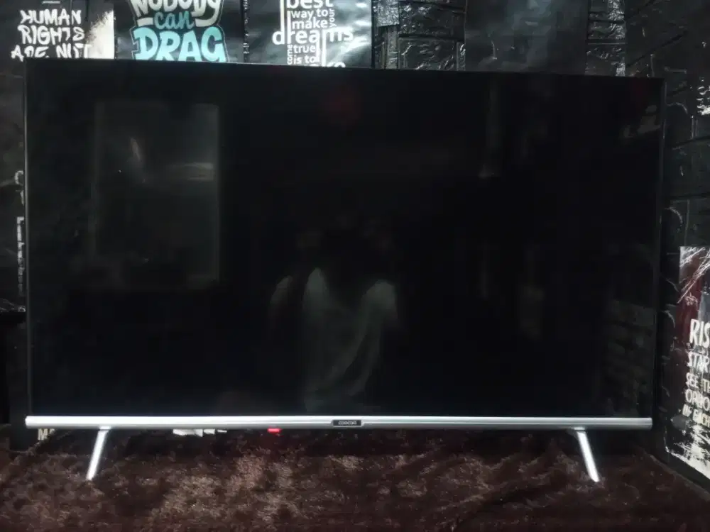 Smart tv coocaa 40in minus kaya di foto