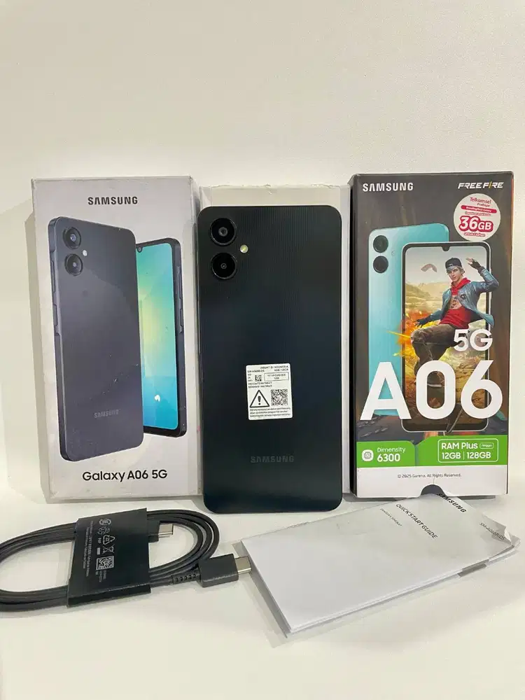 Samsung A06 6/128GB Hitam Original Like New