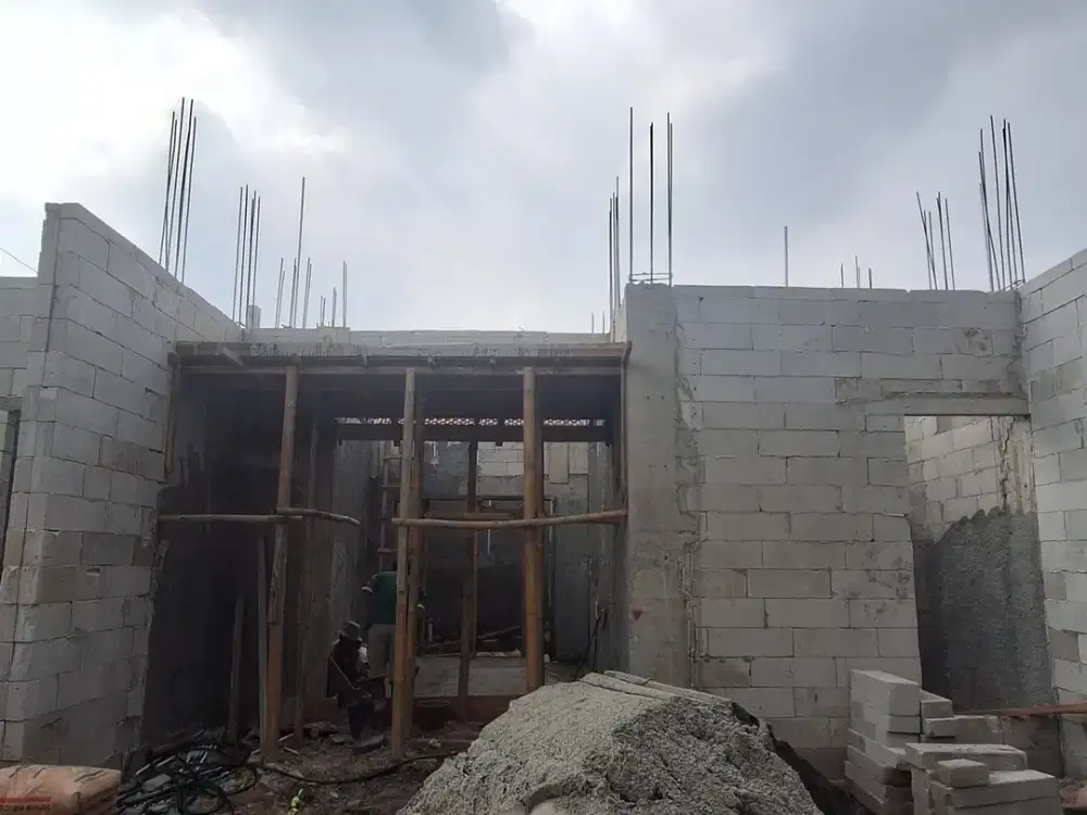 HUNIAN TERMURAH 4 KAMAR TIDUR FREE KITCHEN SET DEKET KE LRT