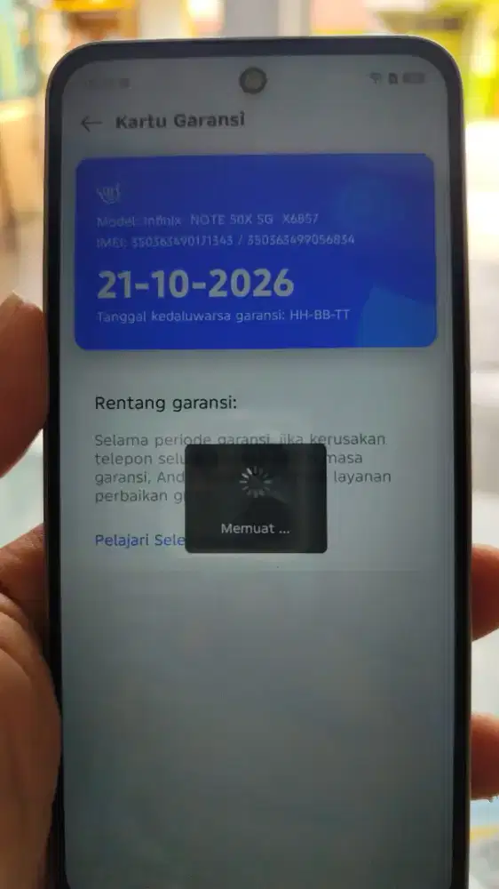 Infinix note 50x 8/256, 5g