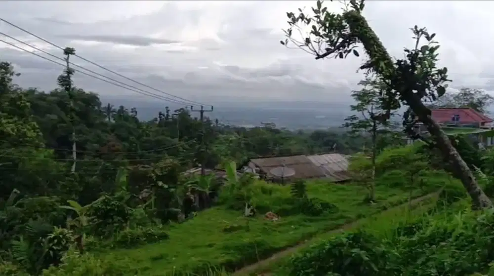 Lokasi+ rumah view kota jln lebar air subur di cidahu sukabumi