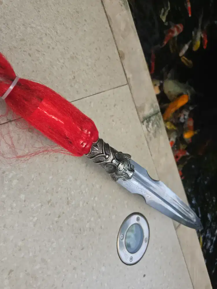 Tombak Replika game dinasty warrior Zhao yun damascus spear