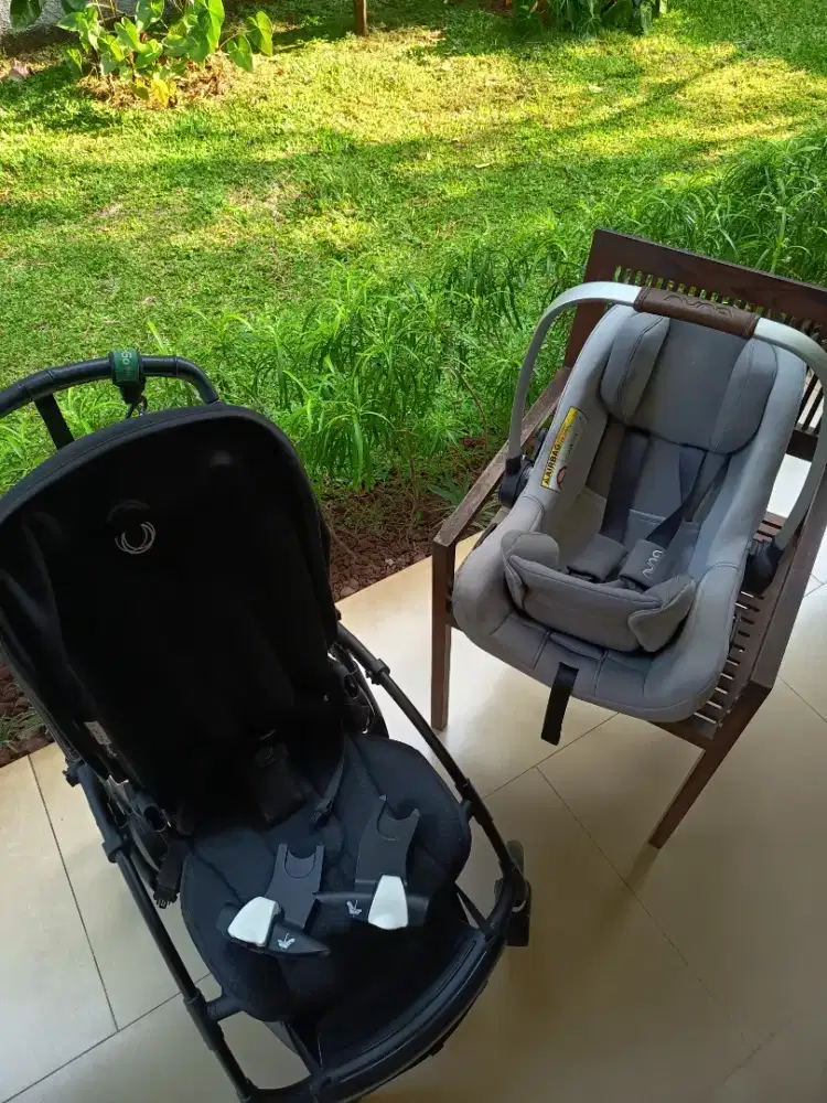 Stroller bugaboo bee 6 dan baby car seat Nuna