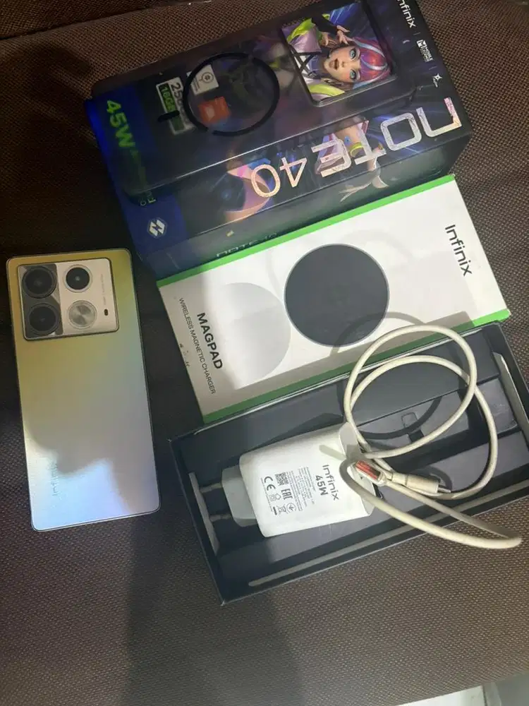 Infinix note 40 8+8/256 Fullshet ori