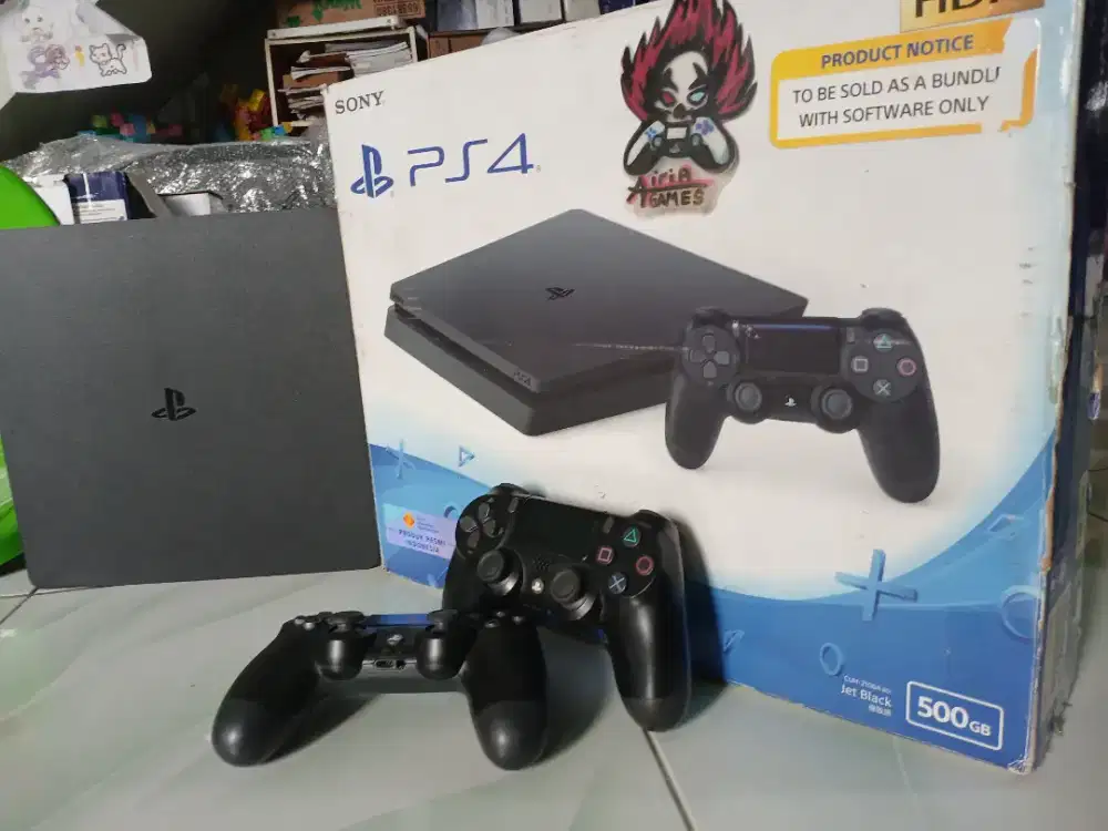 Ps4 slim / Playstation hèn 500gb Free request Games