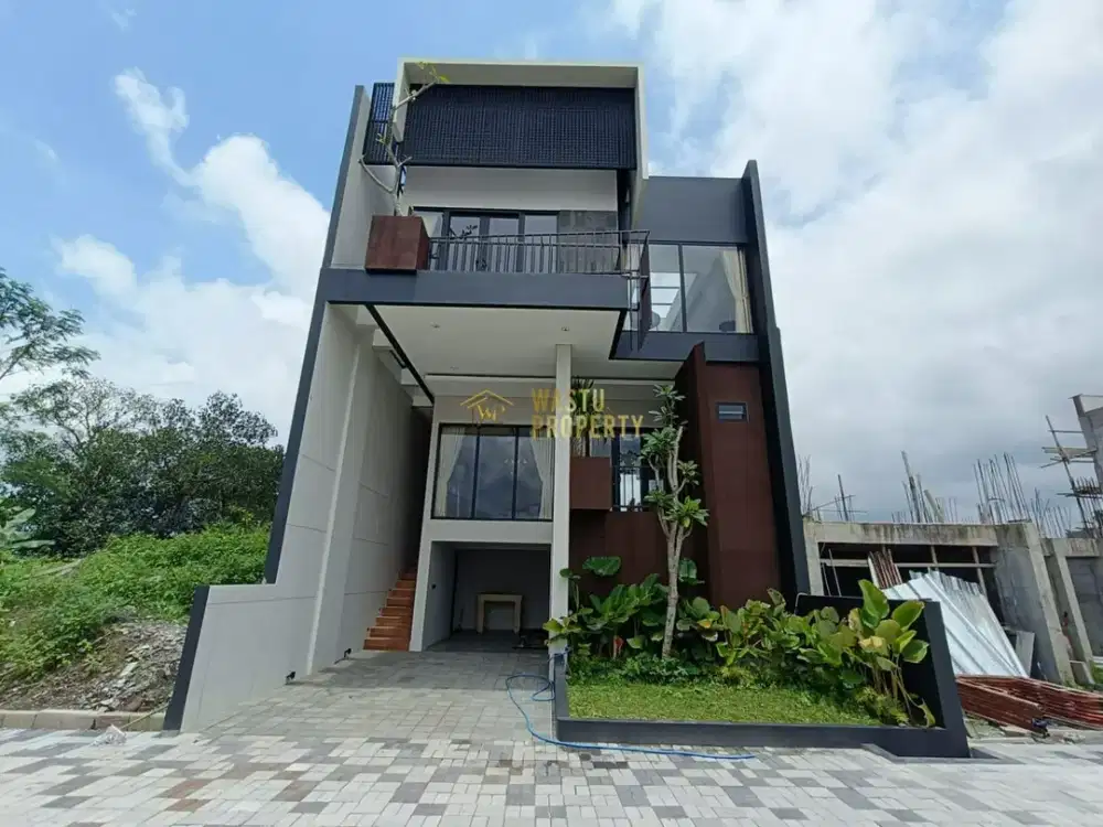 VILLA MODERN MEWAH 2 LANTAI VIEW CANTIK DI SARIHARJO NGAGLIK SLEMAN