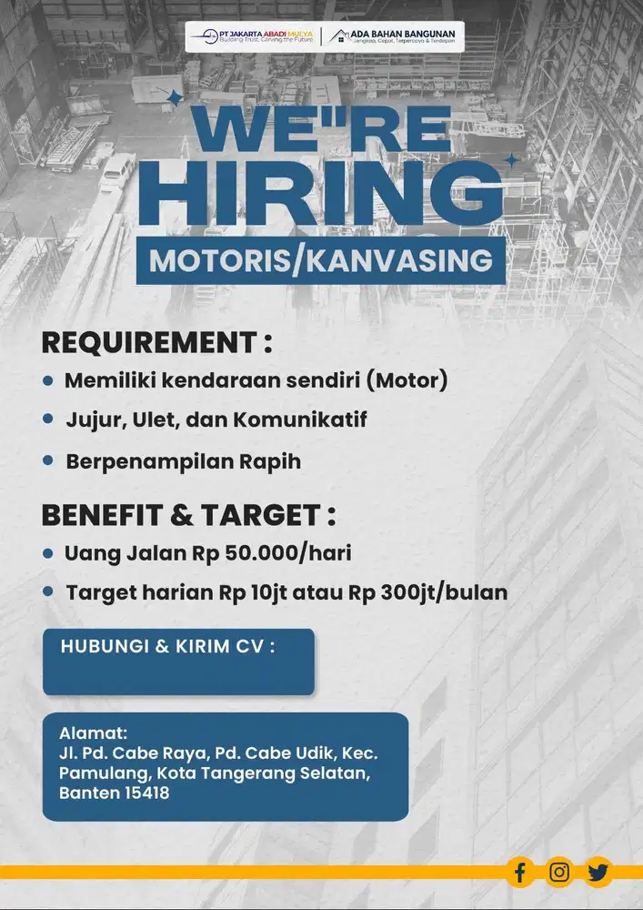 DICARI KANVASING / MOTORIS