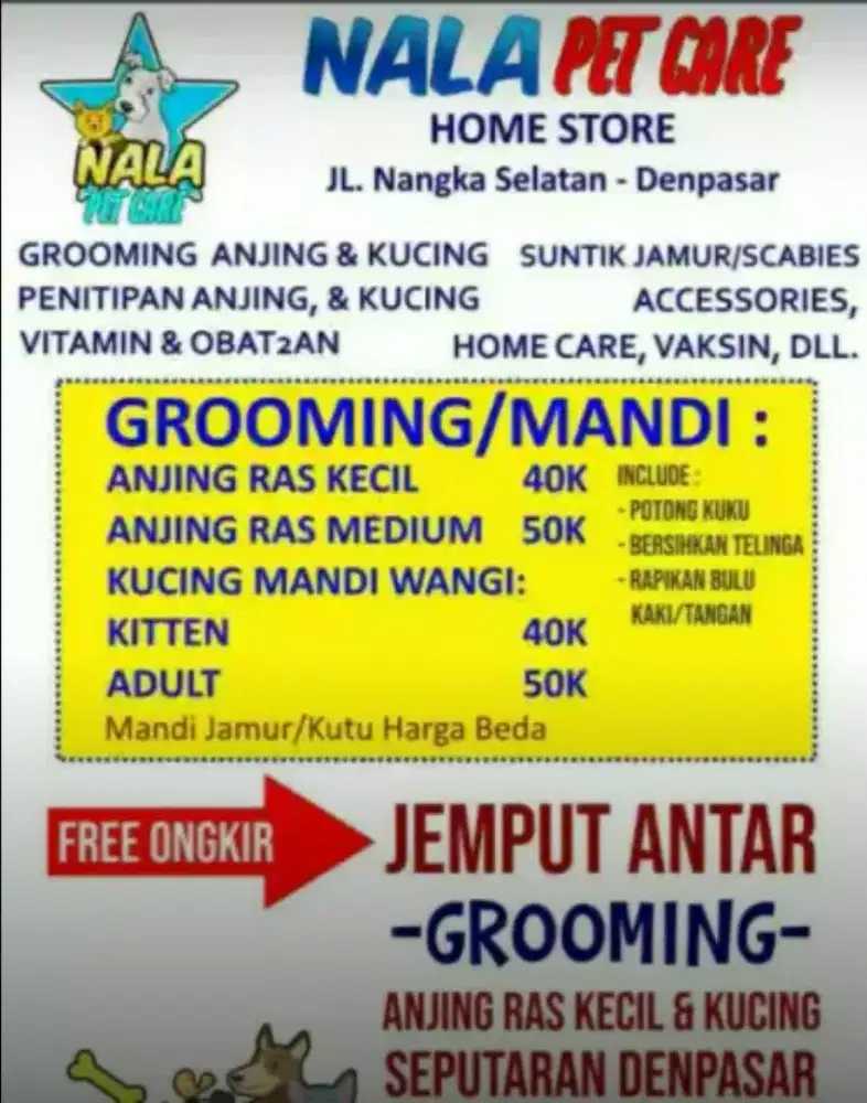 Grooming bersih wangi