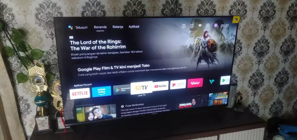 ANDROID SMART TV HISENSE 43 INCH FHD FULL SET