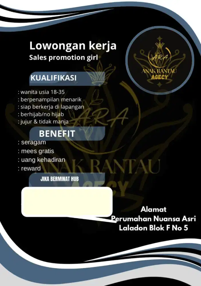 Loker khusus perempuan