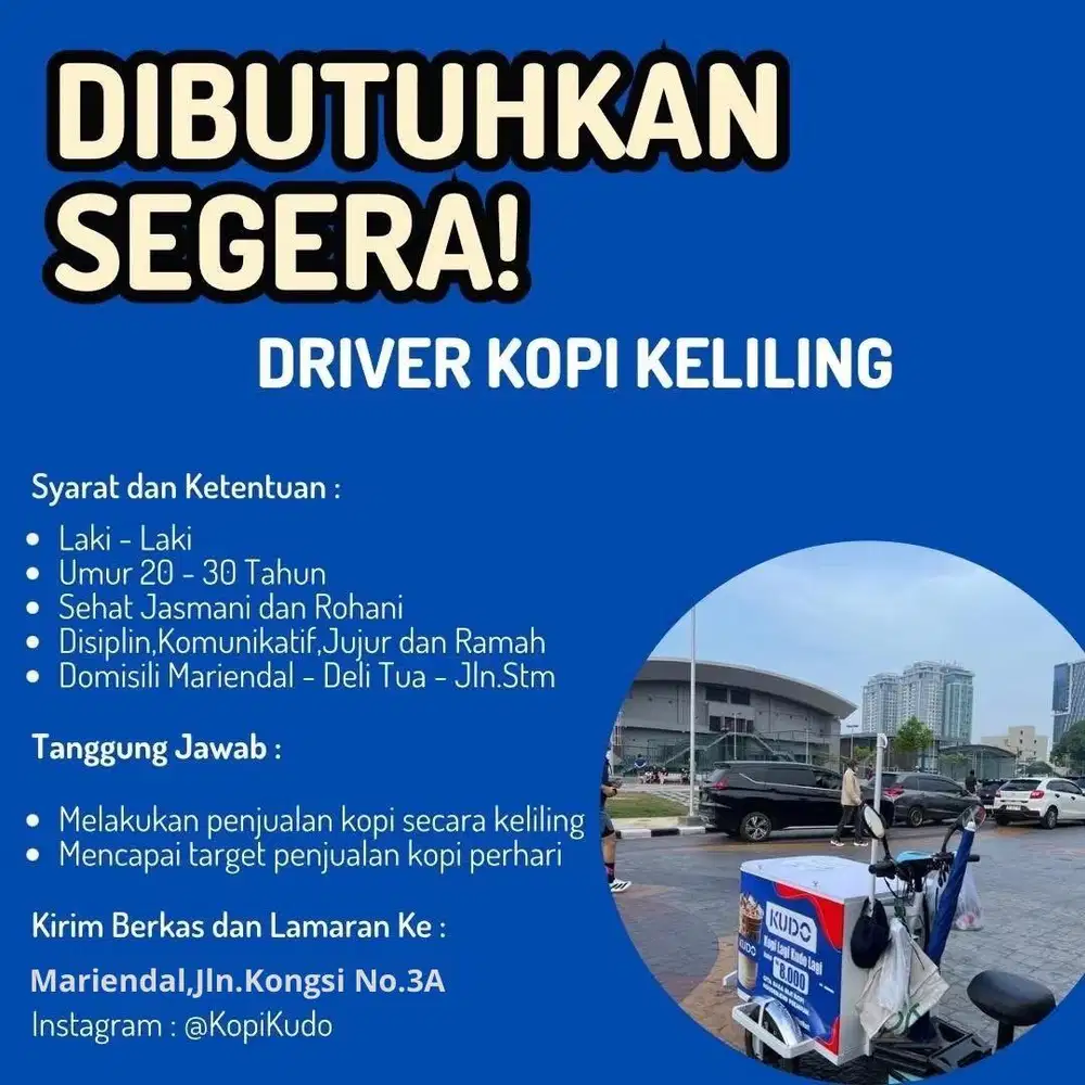 Lowongan Kerja Driver Kopi Keliling