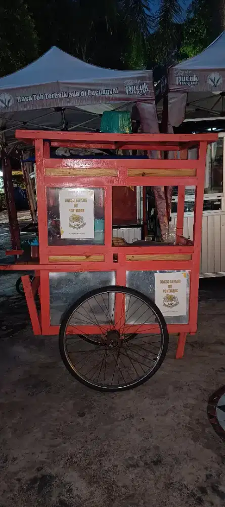 Gerobak bakso dorong