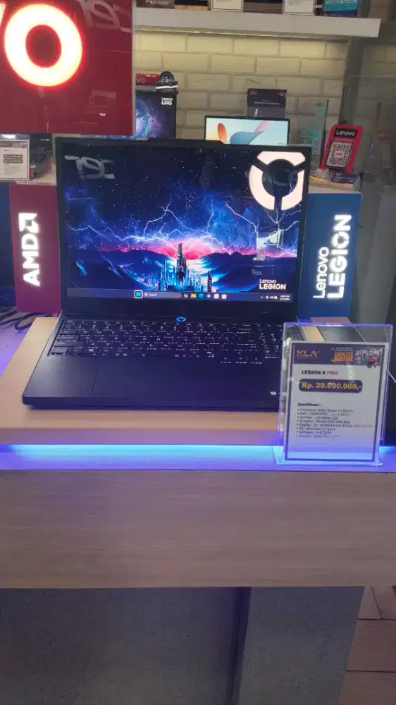 Ready dan banyak promonya Legion 5 Pro di KLA Komputer Mataram