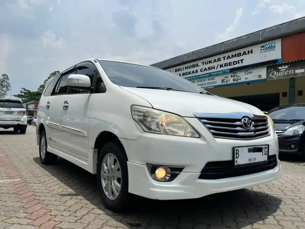 SIAP PAKAI!! TOYOTA INNOVA 2.0 G LUXURY MATIC 2013 PUTIH